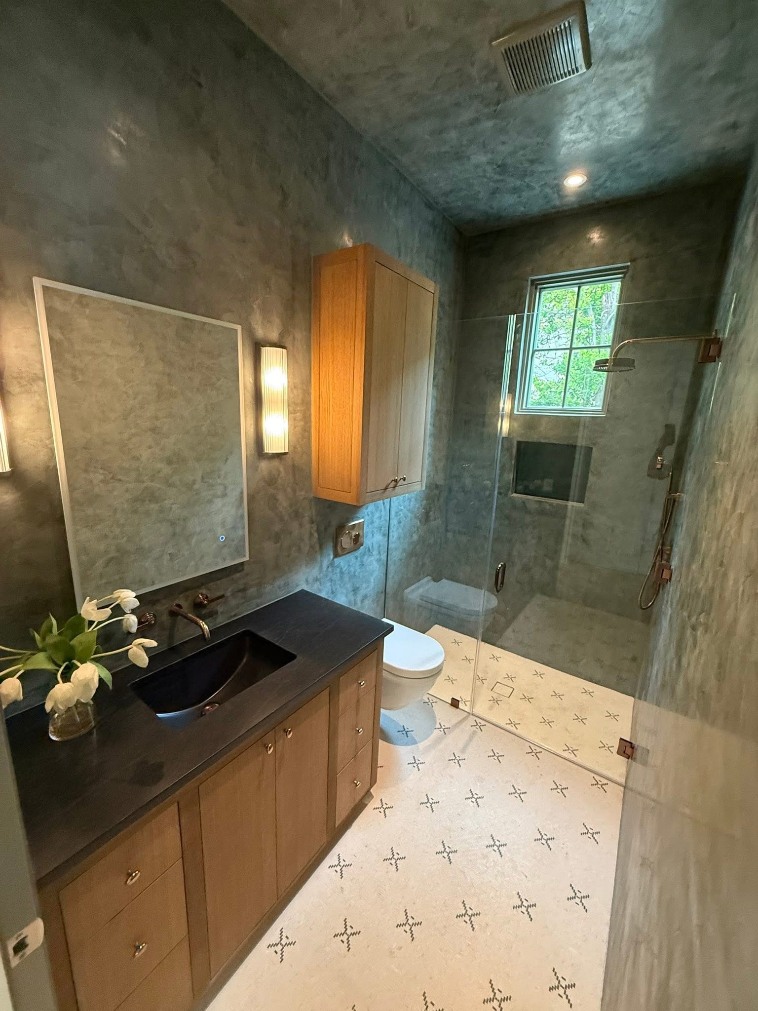 Marble bathroom